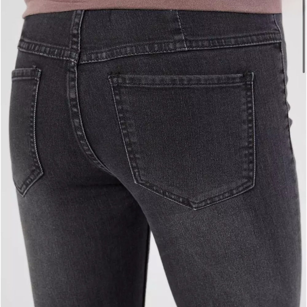 Newbury Kustom Midrise 70’s Bell Bottom Flare Stretch Pull On Jeans Size S - Picture 5 of 11